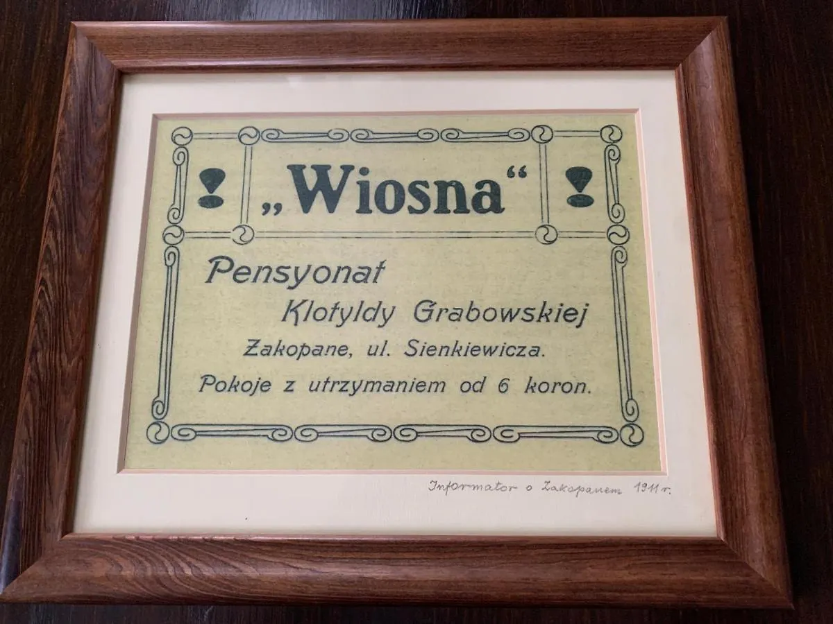Wiosna Apartment Zakopane Poland